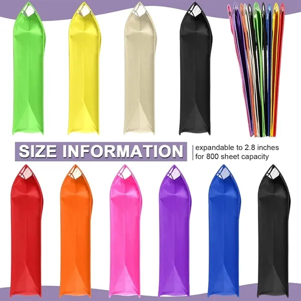 Plastic File Folder Envelope Pouch - Plastic File Folder Envelope Pouch - Image 3 of 6