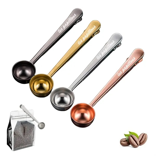 Stainless Steel Coffee Scoop Clip - Stainless Steel Coffee Scoop Clip - Image 0 of 5
