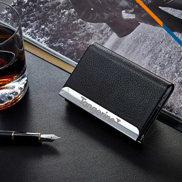 Harriet Leather Business Card Case - Harriet Leather Business Card Case - Image 1 of 11