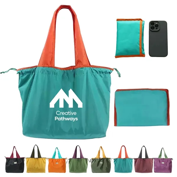 Reusable Foldable Tote Bag for Shopping and Travel - Reusable Foldable Tote Bag for Shopping and Travel - Image 0 of 11