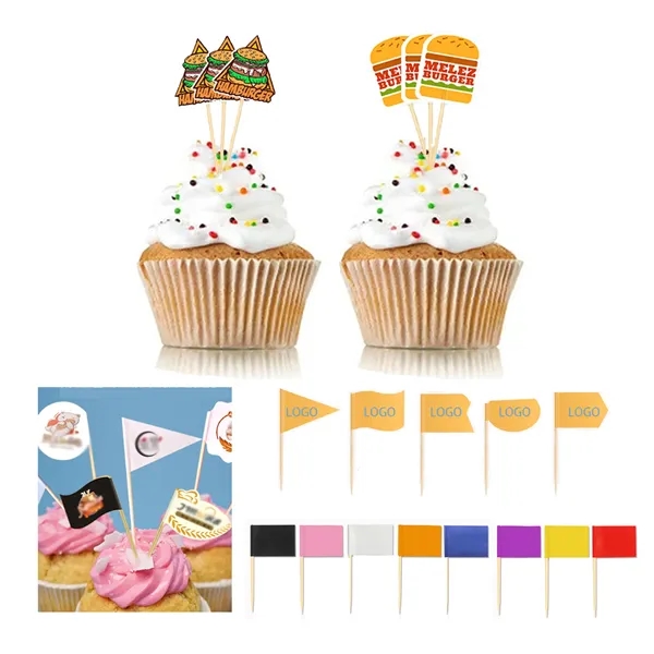 Full-Color Printing Toothpick Flags - Full-Color Printing Toothpick Flags - Image 0 of 1