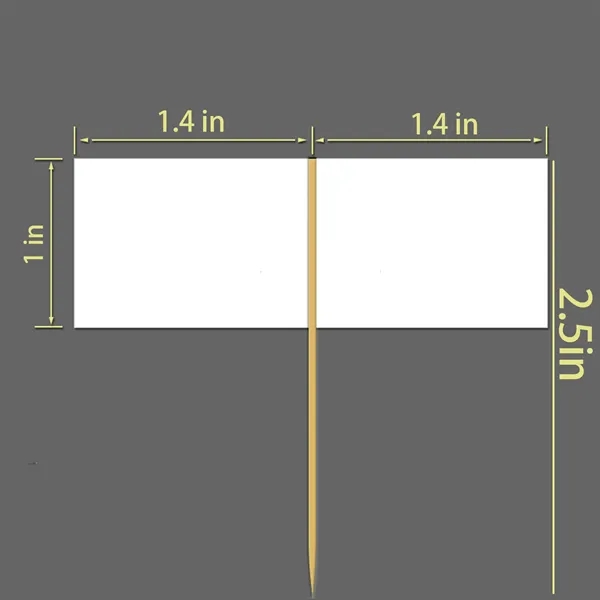 Full-Color Printing Toothpick Flags - Full-Color Printing Toothpick Flags - Image 1 of 1