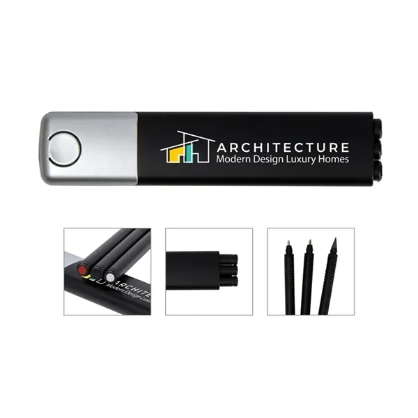 Verta 3-in-1 Pen / Pencil Set - Verta 3-in-1 Pen / Pencil Set - Image 0 of 1