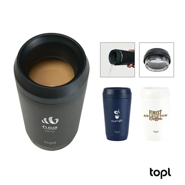 TOPL® 12 oz. Double Wall, Recycled Stainless Steel 360deg... - TOPL® 12 oz. Double Wall, Recycled Stainless Steel 360deg... - Image 0 of 3