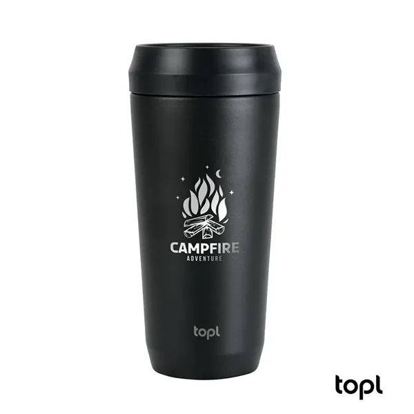TOPL® 16 oz. Double Wall, Recycled Stainless Steel 360deg... - TOPL® 16 oz. Double Wall, Recycled Stainless Steel 360deg... - Image 2 of 9
