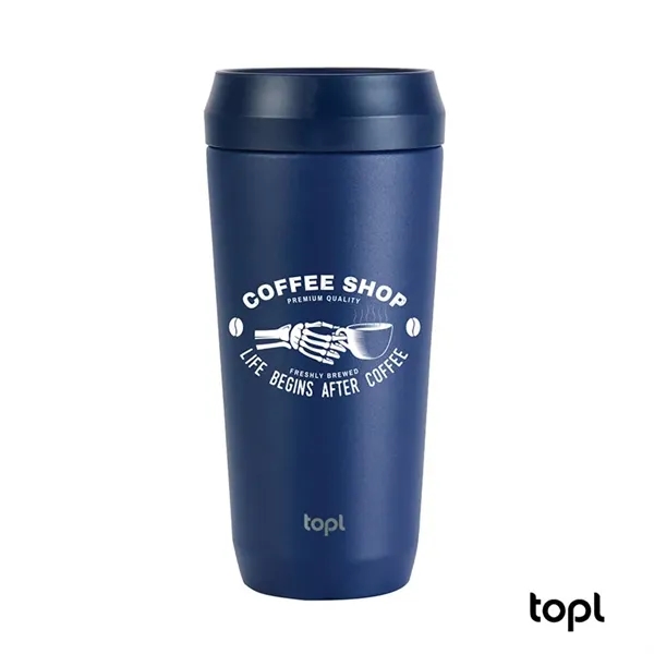 TOPL® 16 oz. Double Wall, Recycled Stainless Steel 360deg... - TOPL® 16 oz. Double Wall, Recycled Stainless Steel 360deg... - Image 7 of 9