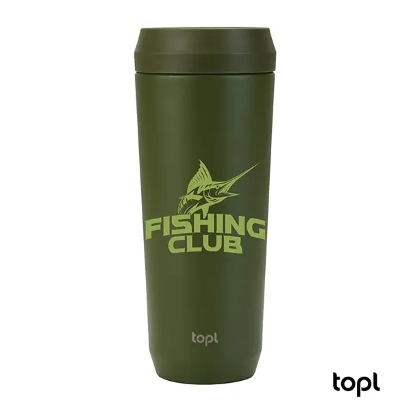 TOPL® 20 oz. Double Wall, Recycled Stainless Steel 360deg... - TOPL® 20 oz. Double Wall, Recycled Stainless Steel 360deg... - Image 3 of 9