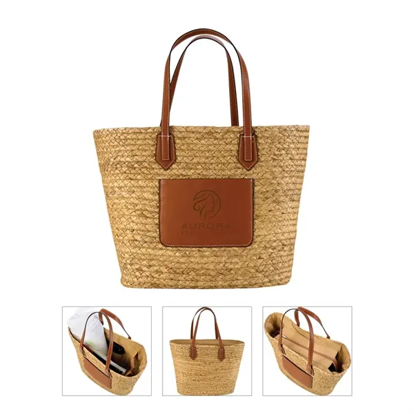 Akena Natural Hyacinth Grass Tote - Akena Natural Hyacinth Grass Tote - Image 0 of 1