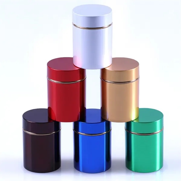 Storage Jar Portable Airtight Container Bottle,Mini Tea Tins - Storage Jar Portable Airtight Container Bottle,Mini Tea Tins - Image 1 of 5