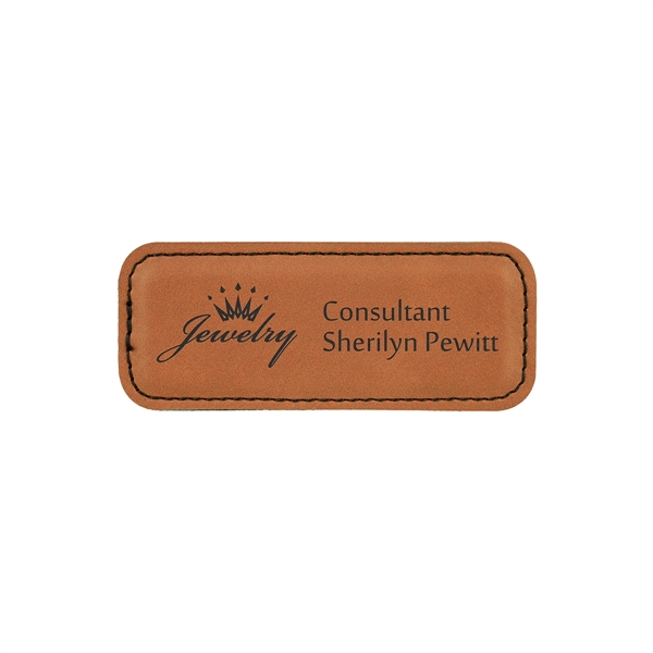 Rawhide Leatherette Badge w/ Magnet - Rawhide Leatherette Badge w/ Magnet - Image 0 of 1