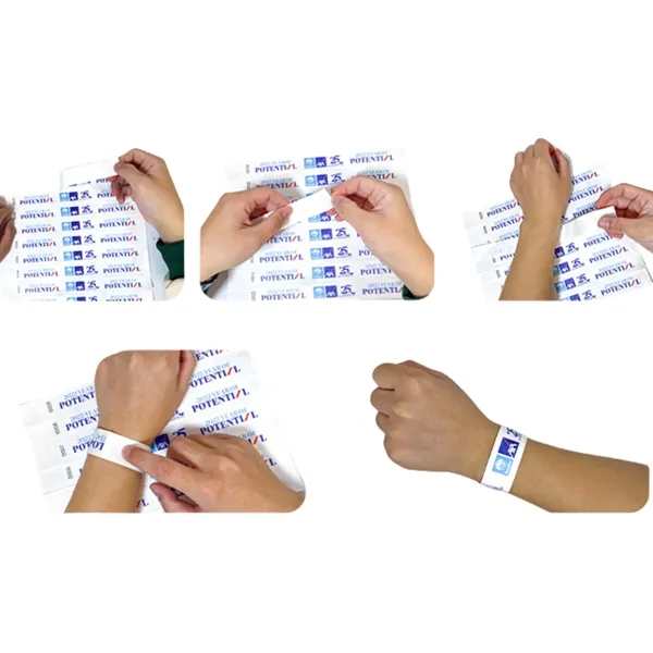 Disposable Dupont Paper Wristband - Disposable Dupont Paper Wristband - Image 2 of 14