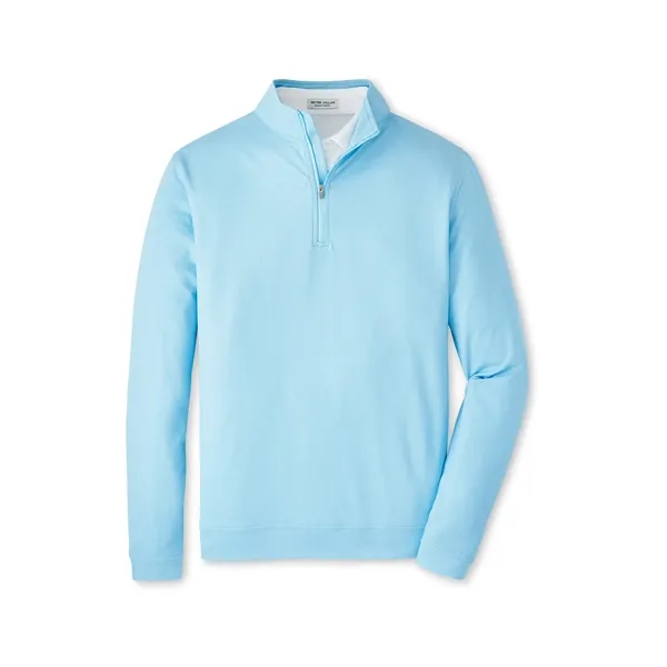 Peter Millar Men's Perth Birdseye Performance Quarter-Zip F2 - Peter Millar Men's Perth Birdseye Performance Quarter-Zip F2 - Image 0 of 1