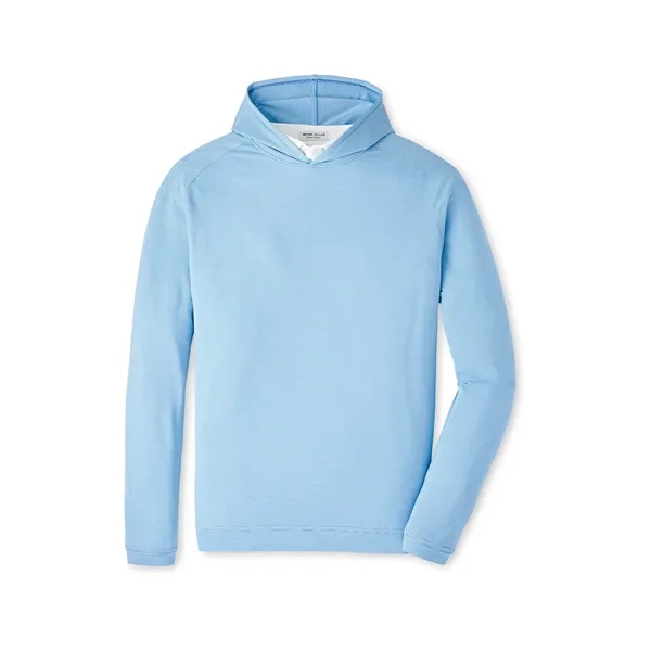 Peter Millar Men's Pine Sugar Stripe Performance Hoodie F25 - Peter Millar Men's Pine Sugar Stripe Performance Hoodie F25 - Image 0 of 1