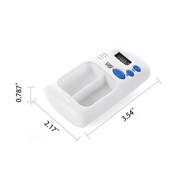 Smart Pill Reminder Box with Digital Timer For Medication - Smart Pill Reminder Box with Digital Timer For Medication - Image 1 of 4