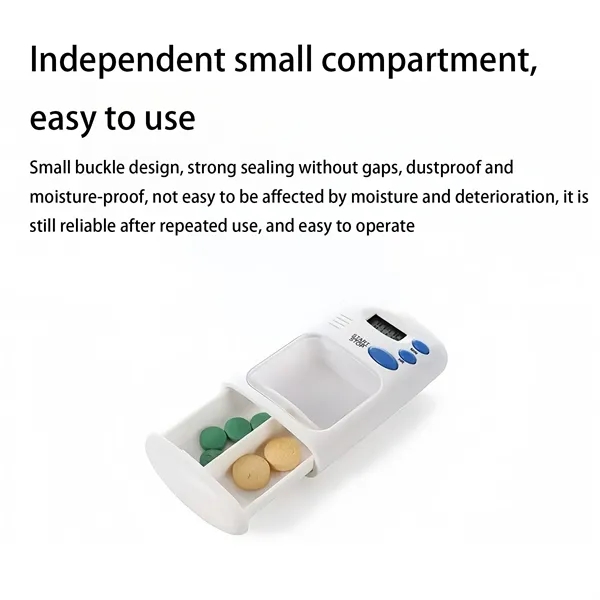 Smart Pill Reminder Box with Digital Timer For Medication - Smart Pill Reminder Box with Digital Timer For Medication - Image 4 of 4