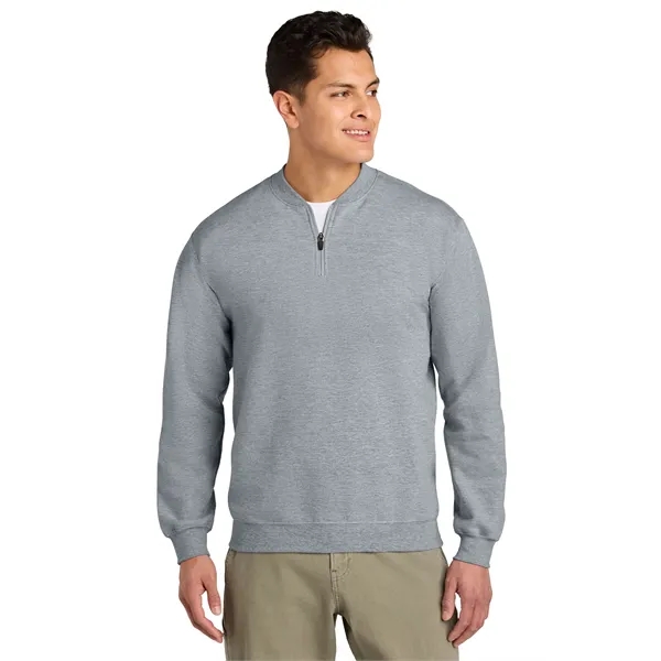 Gildan Softstyle Midweight Fleece 1/4-Zip - Gildan Softstyle Midweight Fleece 1/4-Zip - Image 3 of 29