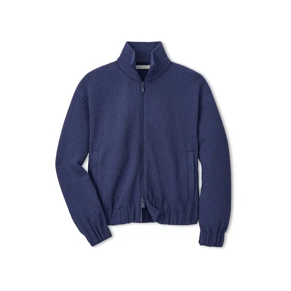 Peter Millar Women's Flora Knit Jacquard Full-Zip Layer F25 - Peter Millar Women's Flora Knit Jacquard Full-Zip Layer F25 - Image 0 of 0