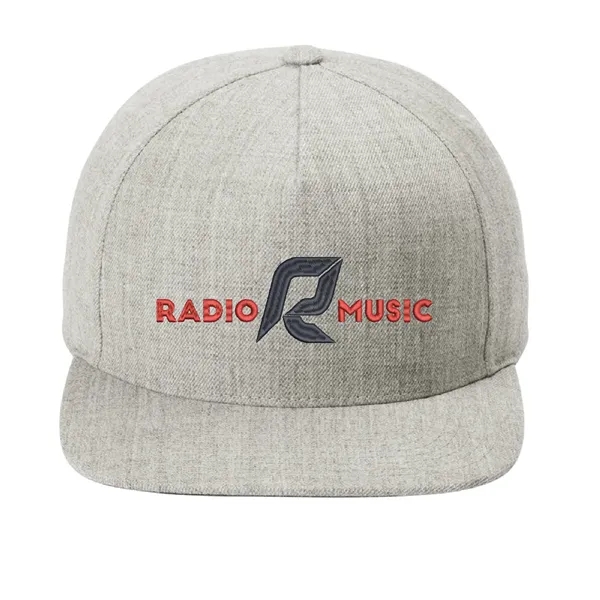 Yupoong 5089M YP Classics Five-Panel Wool Blend Snapback Hat - Yupoong 5089M YP Classics Five-Panel Wool Blend Snapback Hat - Image 0 of 7