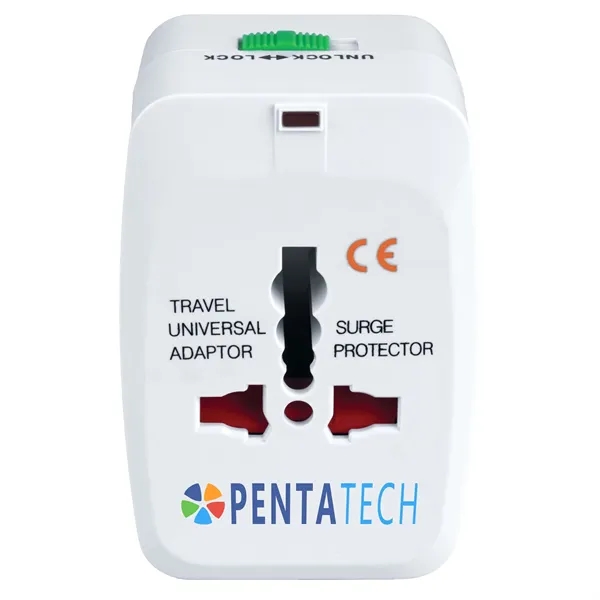 Universal Travel Adapter with USB Port - Universal Travel Adapter with USB Port - Image 1 of 7