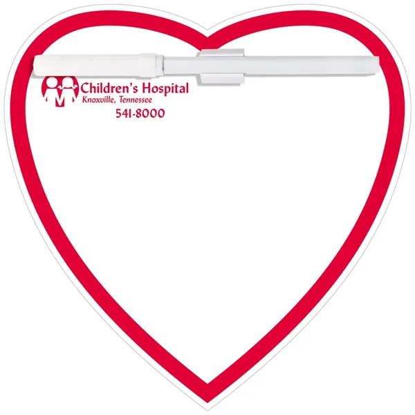 Memo Board Heart w/ Rem Adh - Memo Board Heart w/ Rem Adh - Image 0 of 1