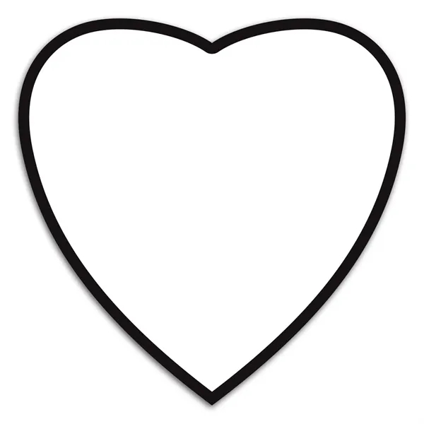 Memo Board Heart w/ Rem Adh - Memo Board Heart w/ Rem Adh - Image 1 of 1