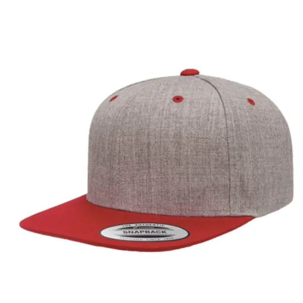 Yupoong 6089M YP Classics Premium Flat Bill Snapback Hat - Yupoong 6089M YP Classics Premium Flat Bill Snapback Hat - Image 2 of 31