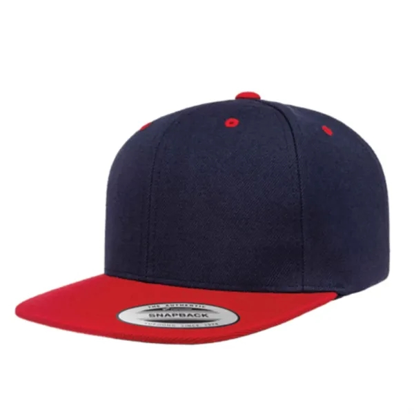 Yupoong 6089M YP Classics Premium Flat Bill Snapback Hat - Yupoong 6089M YP Classics Premium Flat Bill Snapback Hat - Image 4 of 31