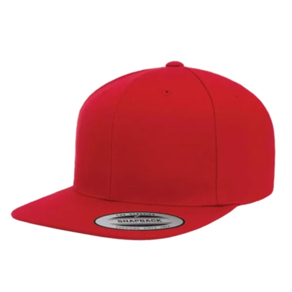 Yupoong 6089M YP Classics Premium Flat Bill Snapback Hat - Yupoong 6089M YP Classics Premium Flat Bill Snapback Hat - Image 8 of 31