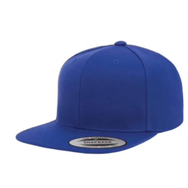 Yupoong 6089M YP Classics Premium Flat Bill Snapback Hat - Yupoong 6089M YP Classics Premium Flat Bill Snapback Hat - Image 10 of 31