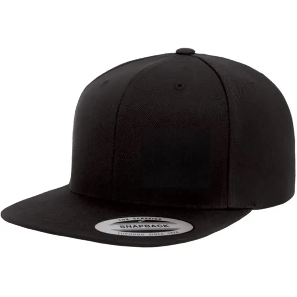 Yupoong 6089M YP Classics Premium Flat Bill Snapback Hat - Yupoong 6089M YP Classics Premium Flat Bill Snapback Hat - Image 5 of 31