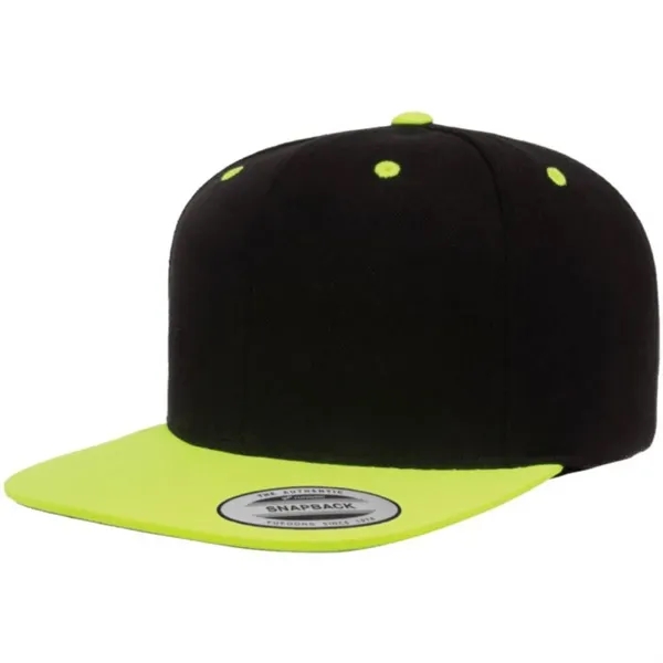 Yupoong 6089M YP Classics Premium Flat Bill Snapback Hat - Yupoong 6089M YP Classics Premium Flat Bill Snapback Hat - Image 7 of 31