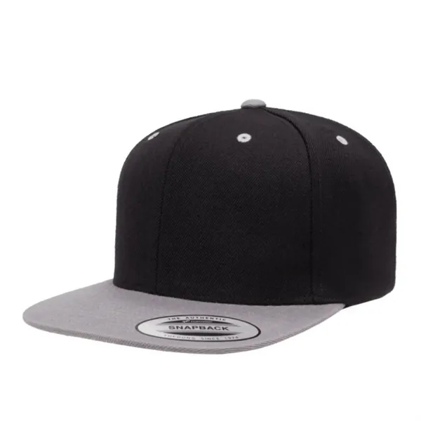 Yupoong 6089M YP Classics Premium Flat Bill Snapback Hat - Yupoong 6089M YP Classics Premium Flat Bill Snapback Hat - Image 17 of 31