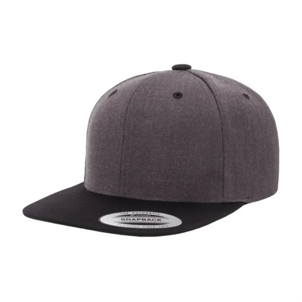 Yupoong 6089M YP Classics Premium Flat Bill Snapback Hat - Yupoong 6089M YP Classics Premium Flat Bill Snapback Hat - Image 21 of 31