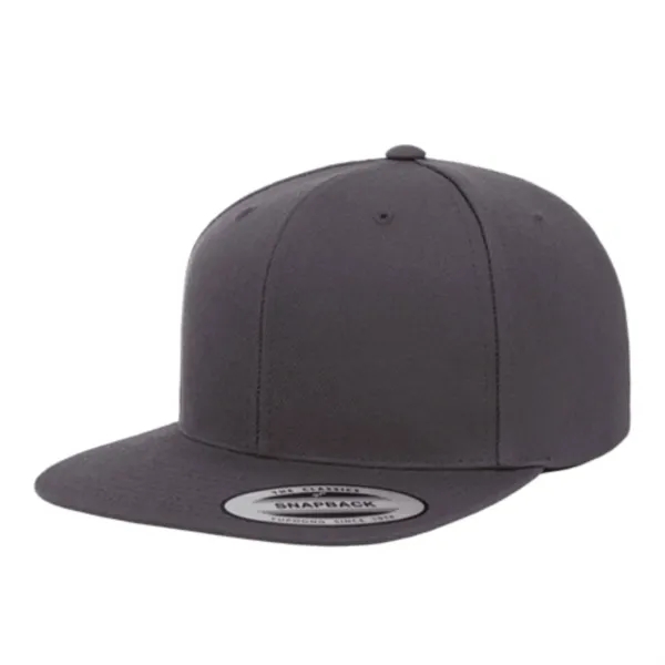 Yupoong 6089M YP Classics Premium Flat Bill Snapback Hat - Yupoong 6089M YP Classics Premium Flat Bill Snapback Hat - Image 14 of 31