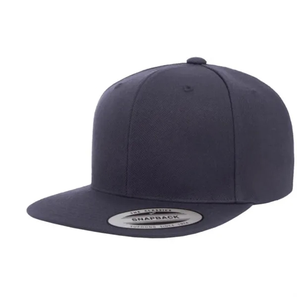 Yupoong 6089M YP Classics Premium Flat Bill Snapback Hat - Yupoong 6089M YP Classics Premium Flat Bill Snapback Hat - Image 16 of 31