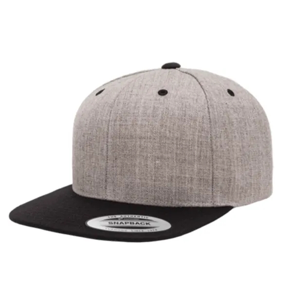 Yupoong 6089M YP Classics Premium Flat Bill Snapback Hat - Yupoong 6089M YP Classics Premium Flat Bill Snapback Hat - Image 20 of 31
