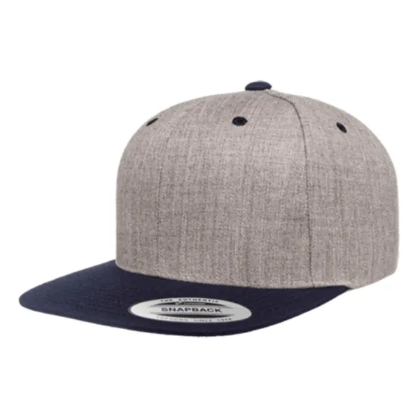 Yupoong 6089M YP Classics Premium Flat Bill Snapback Hat - Yupoong 6089M YP Classics Premium Flat Bill Snapback Hat - Image 22 of 31