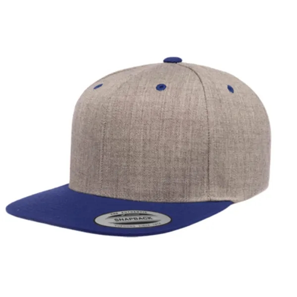 Yupoong 6089M YP Classics Premium Flat Bill Snapback Hat - Yupoong 6089M YP Classics Premium Flat Bill Snapback Hat - Image 27 of 31