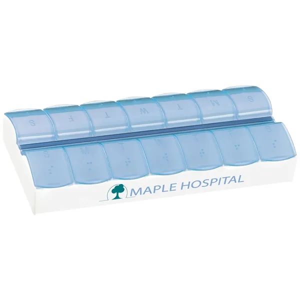 AM/PM Jumbo Easy Scoop Pill Box - AM/PM Jumbo Easy Scoop Pill Box - Image 2 of 2