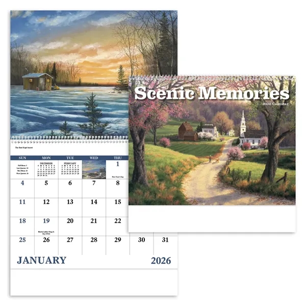 Good Value™ Scenic Memories - Spiral Calendar - Good Value™ Scenic Memories - Spiral Calendar - Image 2 of 2
