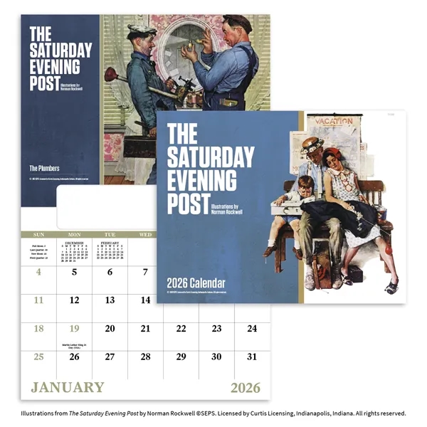 Good Value™ The Saturday Evening Post - Window Calendar - Good Value™ The Saturday Evening Post - Window Calendar - Image 2 of 2