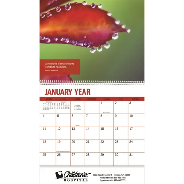 2026 Inspiration Wall Calendar - Spiral - 2026 Inspiration Wall Calendar - Spiral - Image 1 of 1