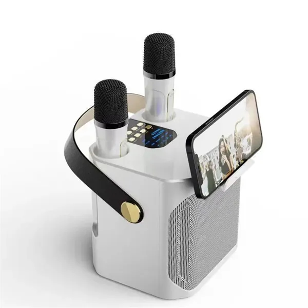 Portable Bluetooth Speaker with Dual Microphone - Portable Bluetooth Speaker with Dual Microphone - Image 5 of 5
