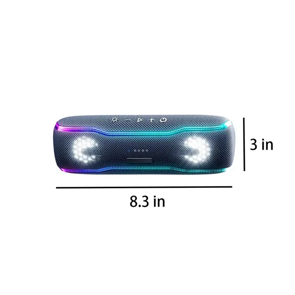 Powerful Waterproof Bluetooth Speaker with Color Lights - Powerful Waterproof Bluetooth Speaker with Color Lights - Image 1 of 4