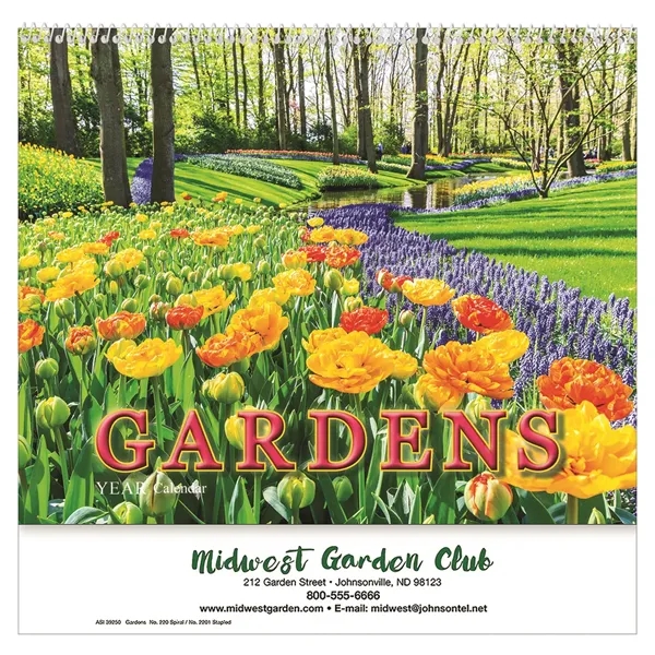 2026 Gardens Wall Calendar - Spiral - 2026 Gardens Wall Calendar - Spiral - Image 0 of 0