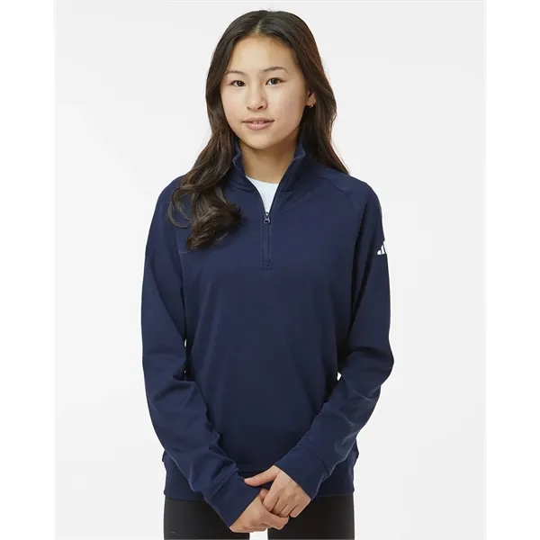 Adidas Youth Quarter-Zip Pullover - Adidas Youth Quarter-Zip Pullover - Image 0 of 4