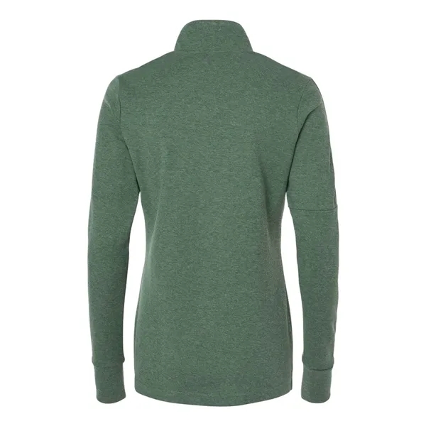 Adidas Women's 3-Stripes Quarter-Zip Pullover Sweater - Adidas Women's 3-Stripes Quarter-Zip Pullover Sweater - Image 10 of 12