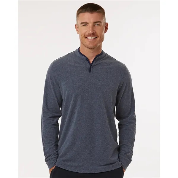 Adidas Men's Henley Long Sleeve T-Shirt - Adidas Men's Henley Long Sleeve T-Shirt - Image 0 of 6