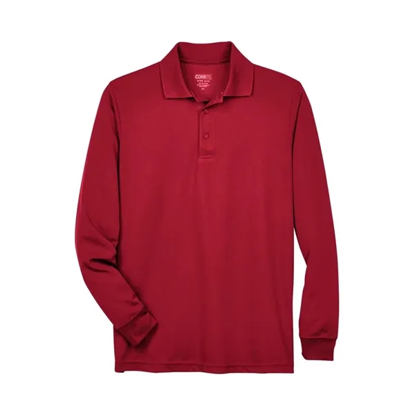 CORE365 Men's Pinnacle Performance Long Sleeve Pique Polo - CORE365 Men's Pinnacle Performance Long Sleeve Pique Polo - Image 13 of 20
