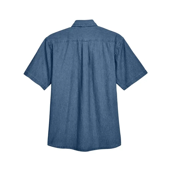 Harriton Men's Denim Shirt - Harriton Men's Denim Shirt - Image 4 of 4